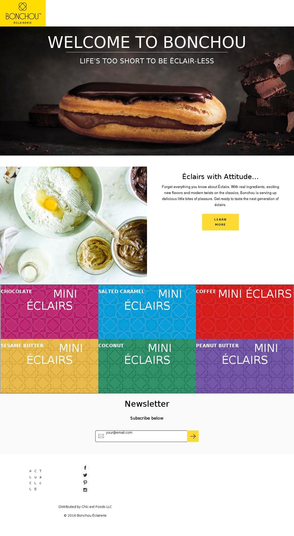 bonchou.com — Shopify storefront screenshot