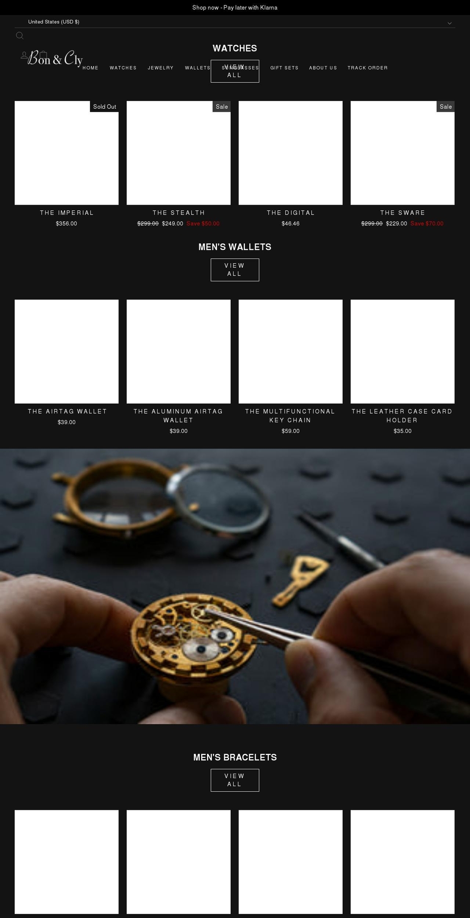 boncly.com shopify website screenshot