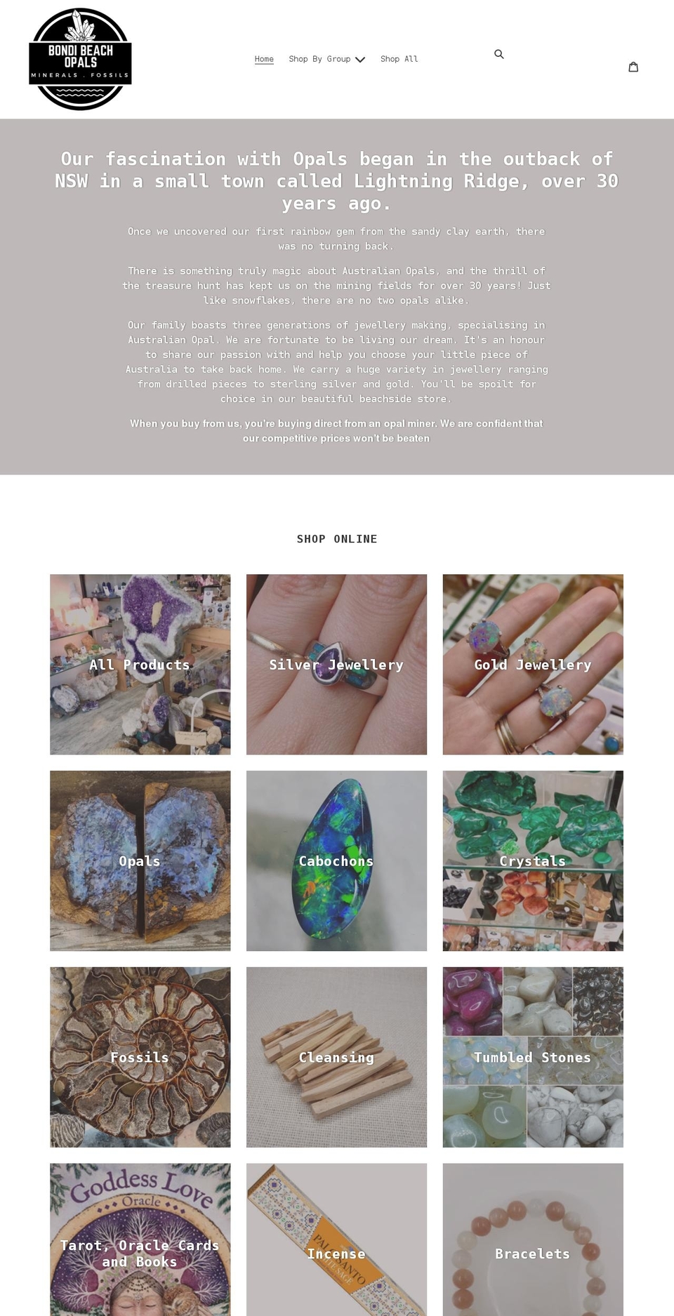 bondibeachopals.com.au shopify website screenshot