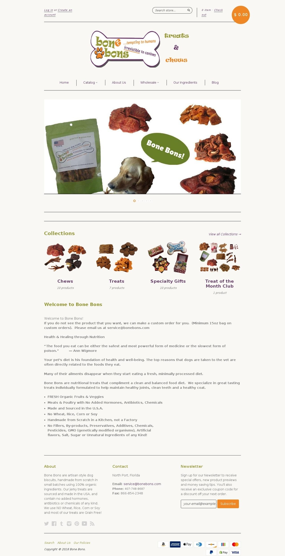 bone-bons.com — Shopify storefront screenshot