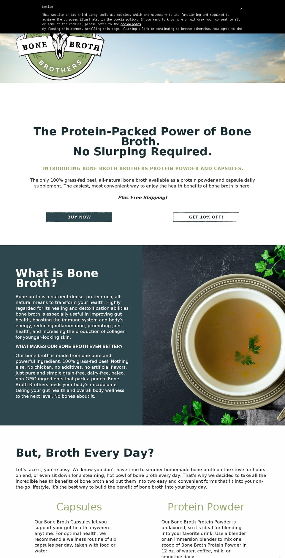 bonebrothbros.com shopify website screenshot