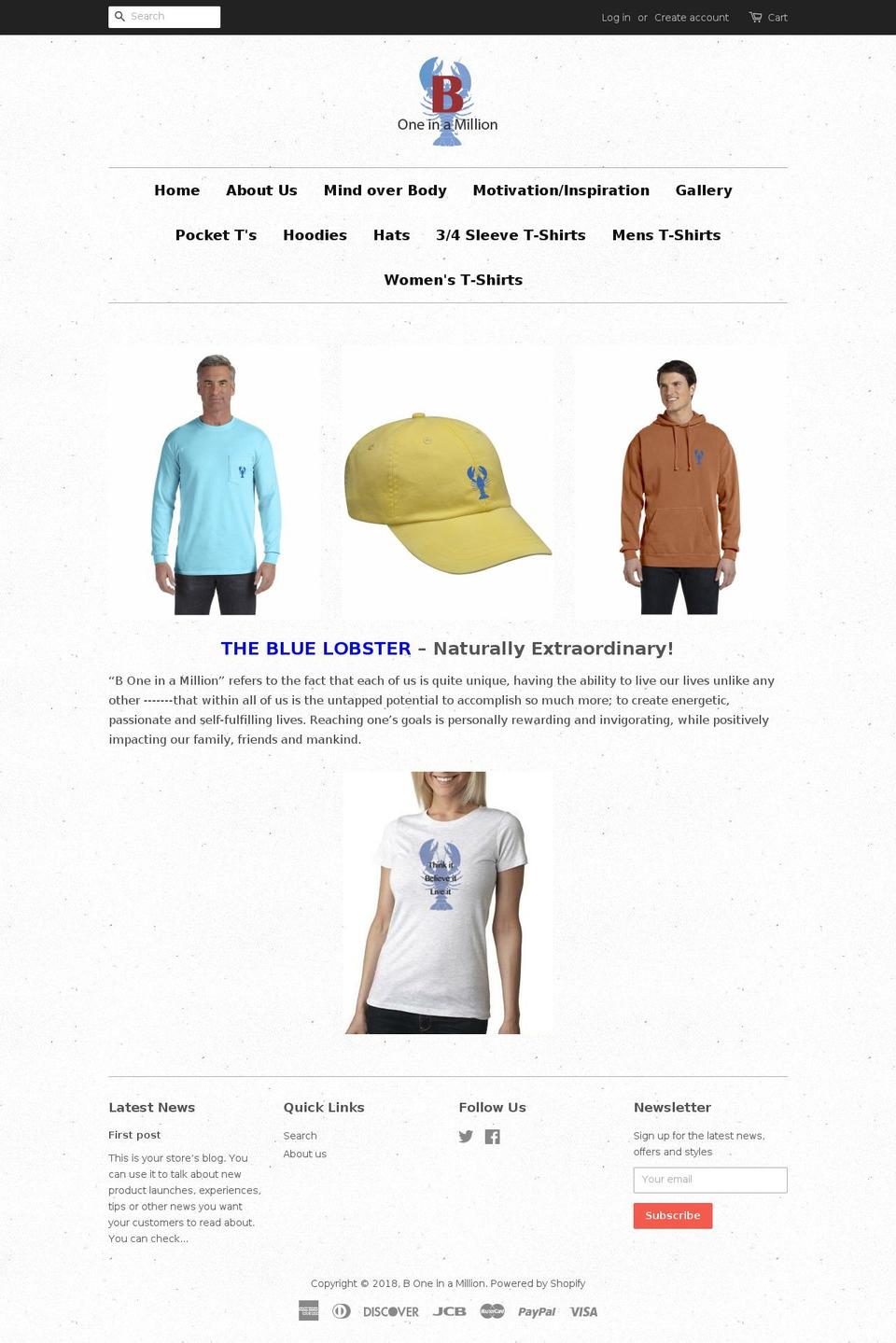 boneinamillion.com — Shopify storefront screenshot