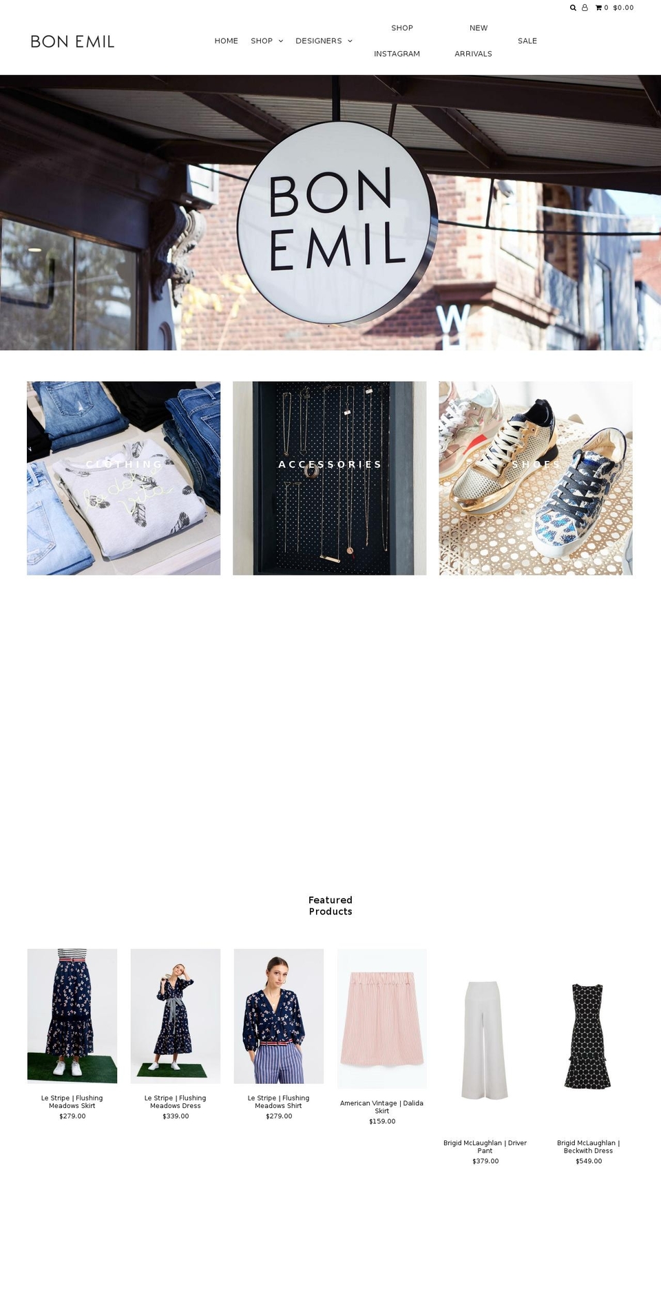 bonemil.com.au shopify website screenshot