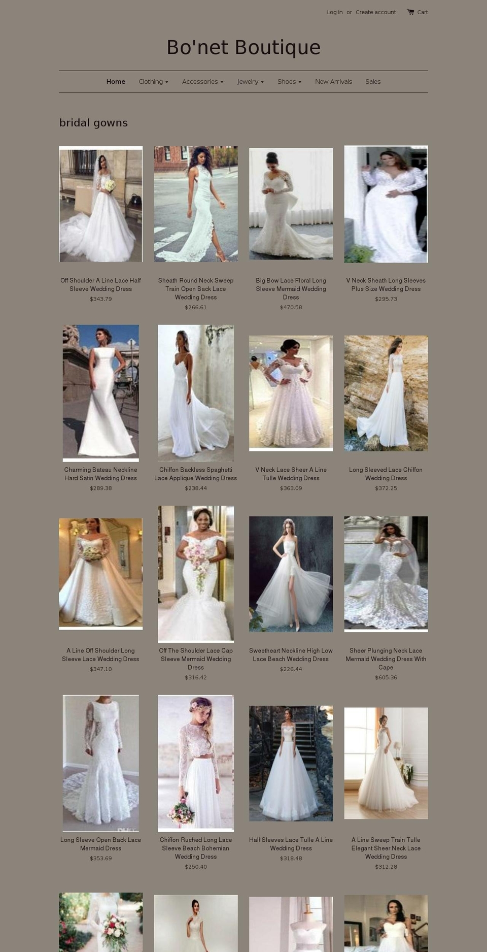bonet-boutique.com — Shopify storefront screenshot