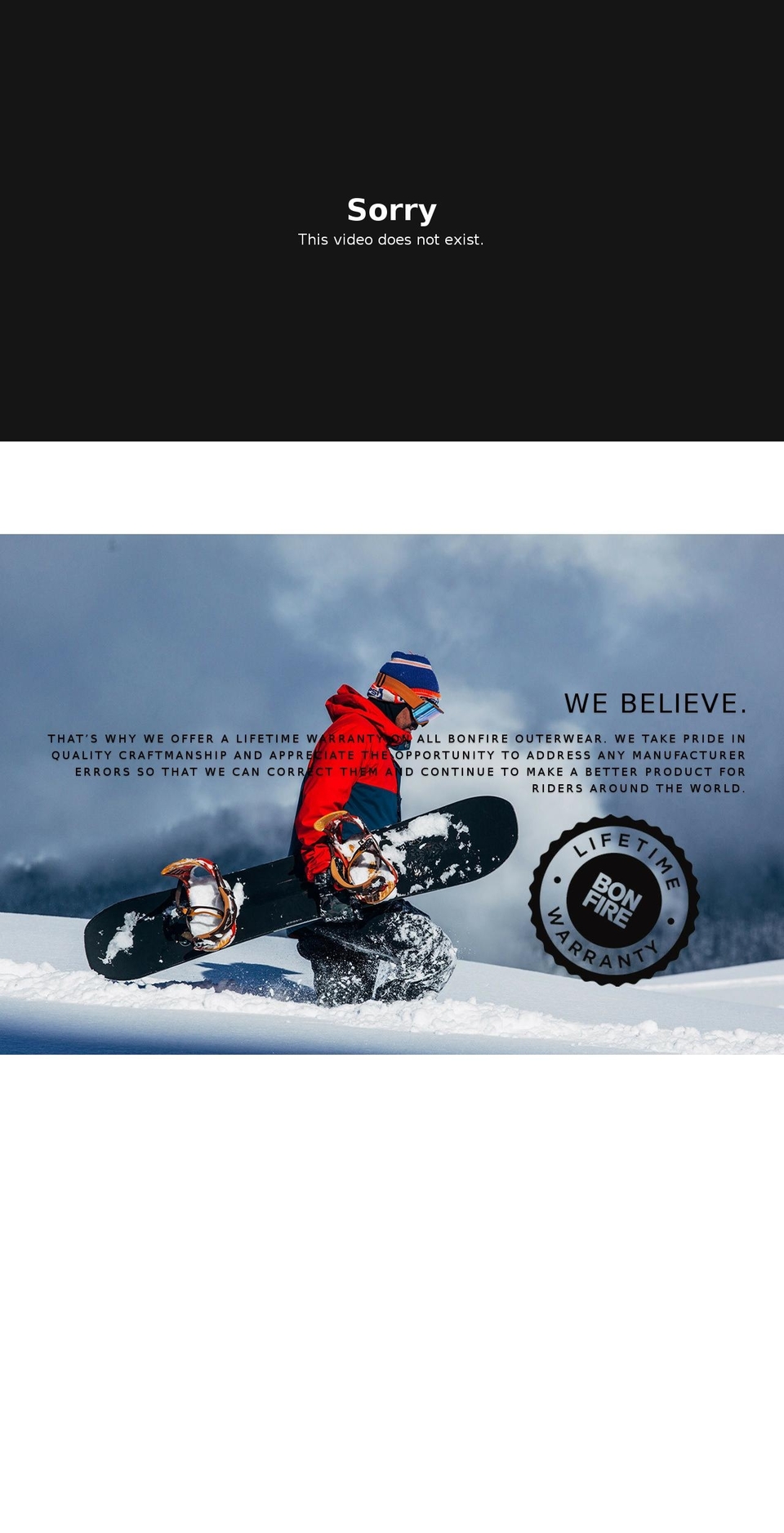 bonfire-sportswear.com shopify website screenshot