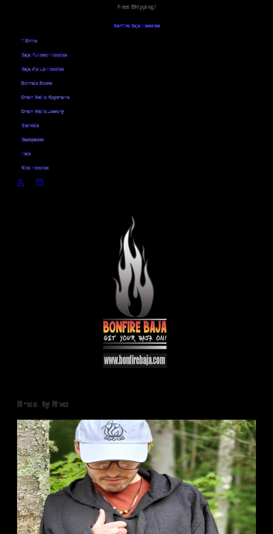 bonfirebaja.com shopify website screenshot