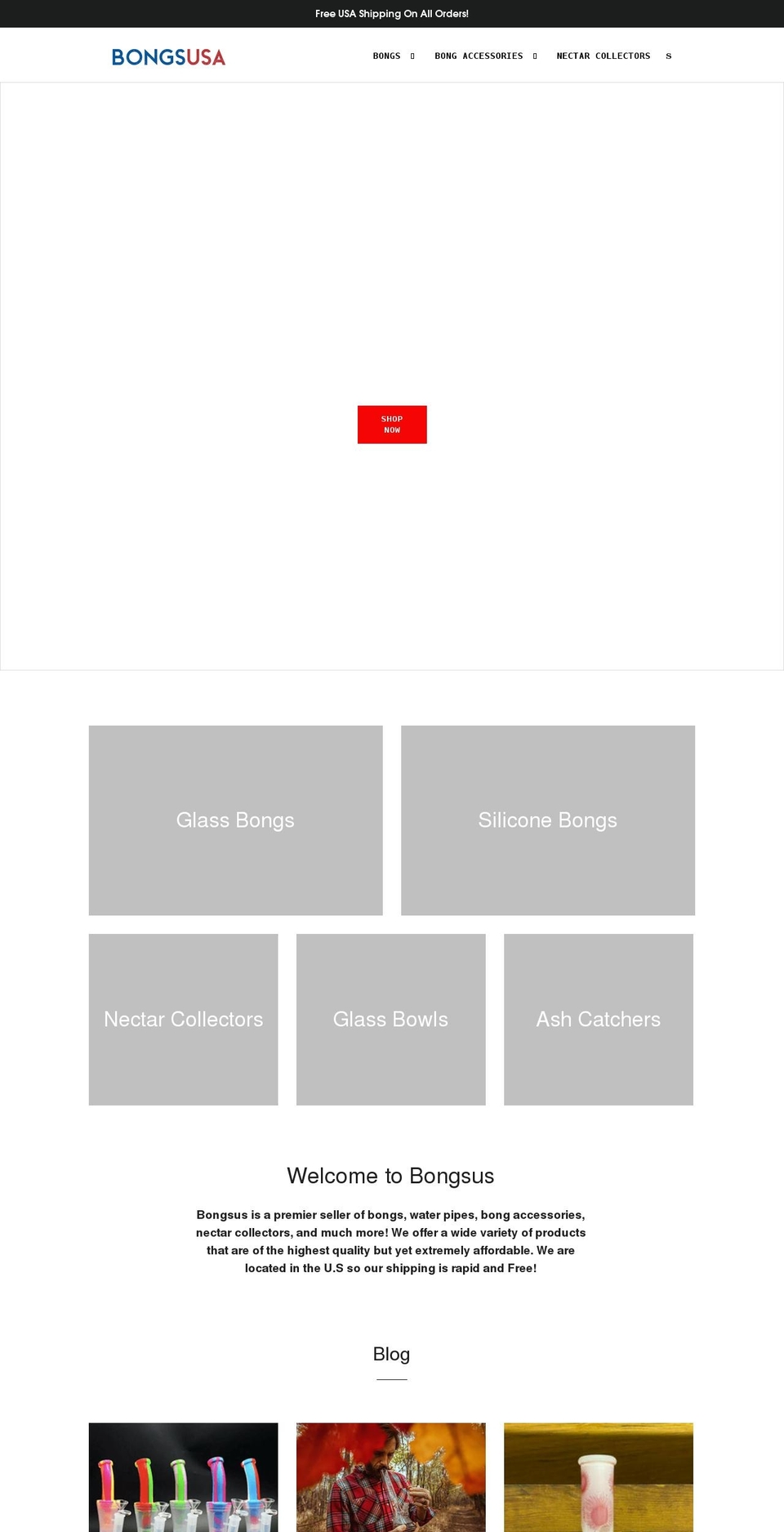 bongsus.com shopify website screenshot