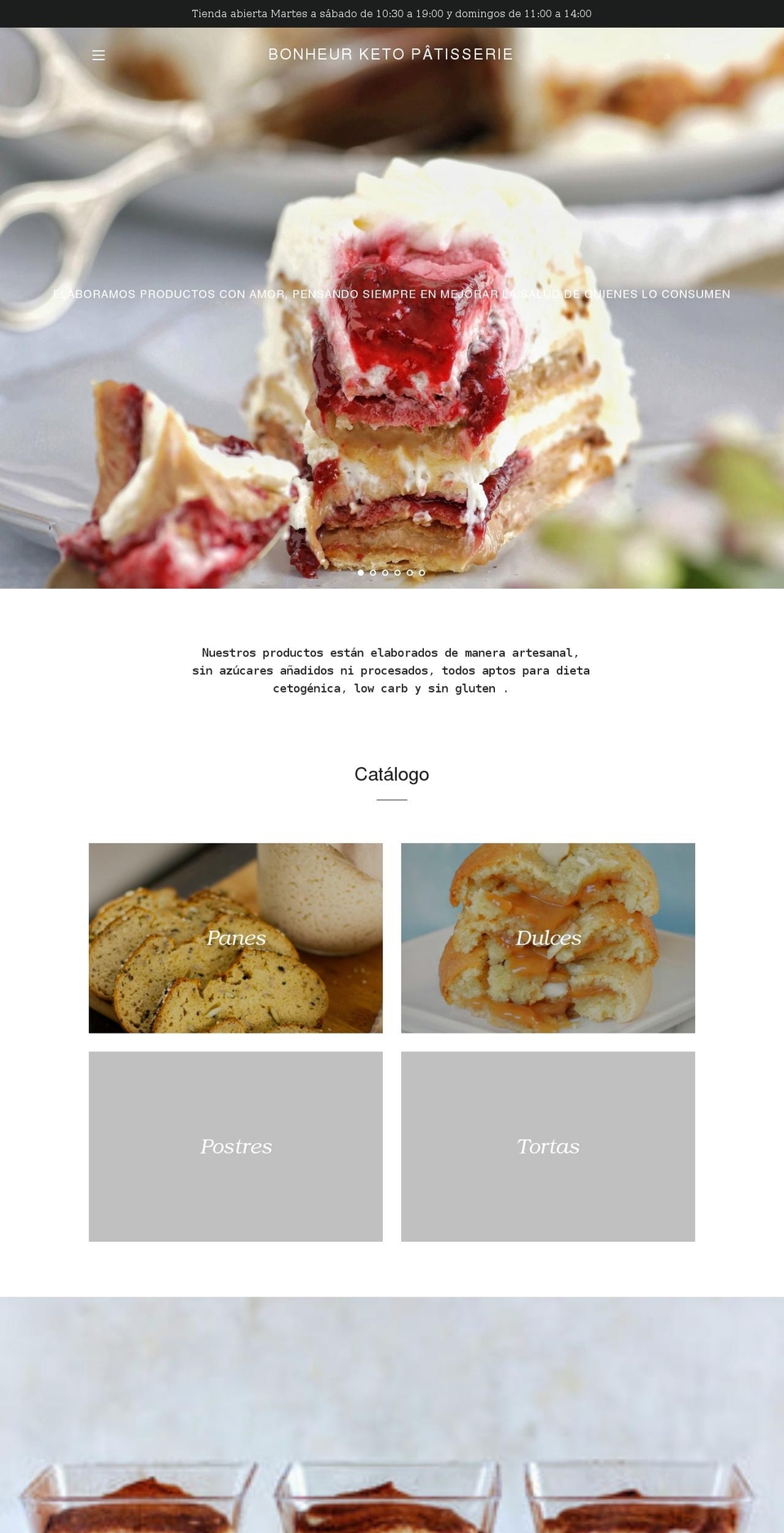 bonheurketopatisserie.com shopify website screenshot