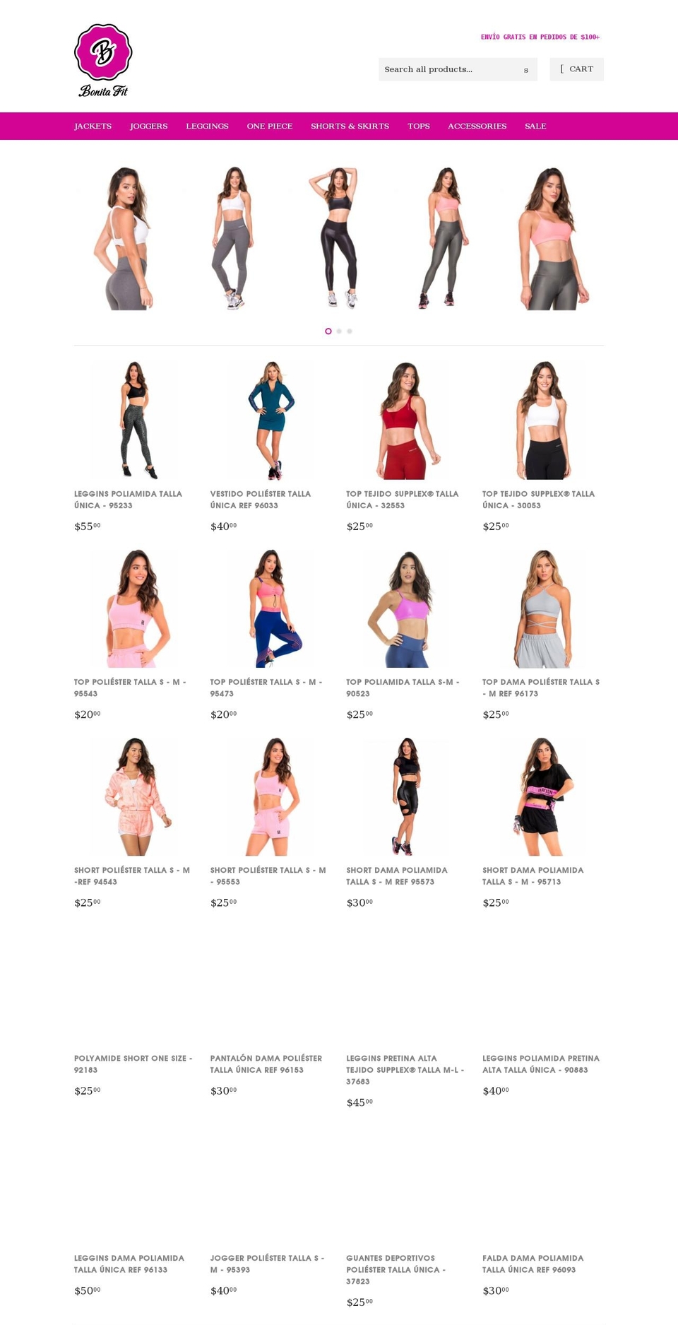 bonitasaludable.com shopify website screenshot