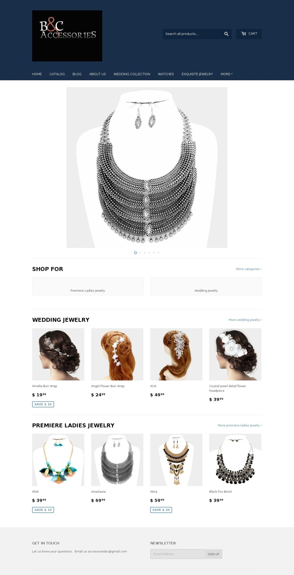 bonitawarehouse.com shopify website screenshot