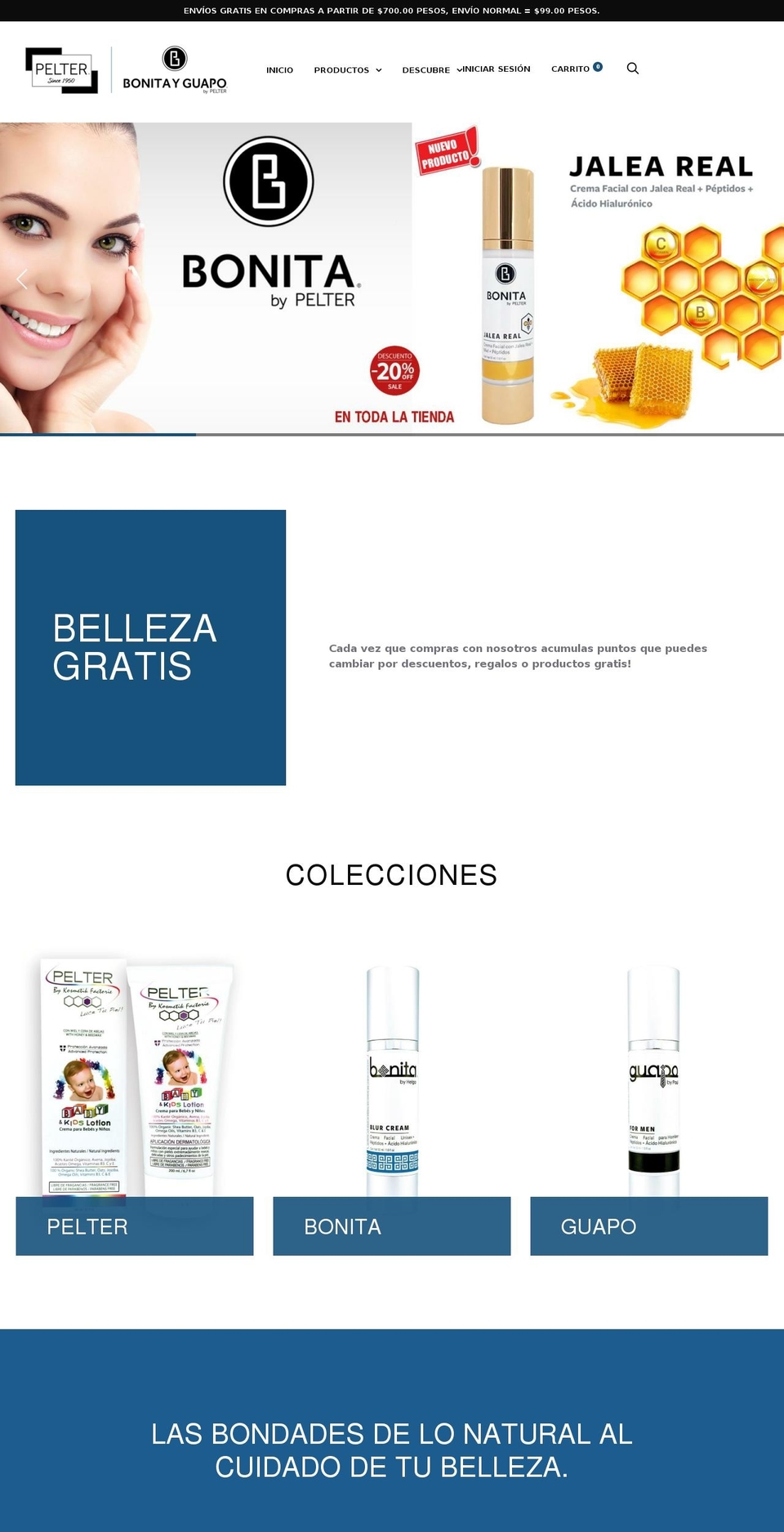 bonitayguapo.com — Shopify storefront screenshot
