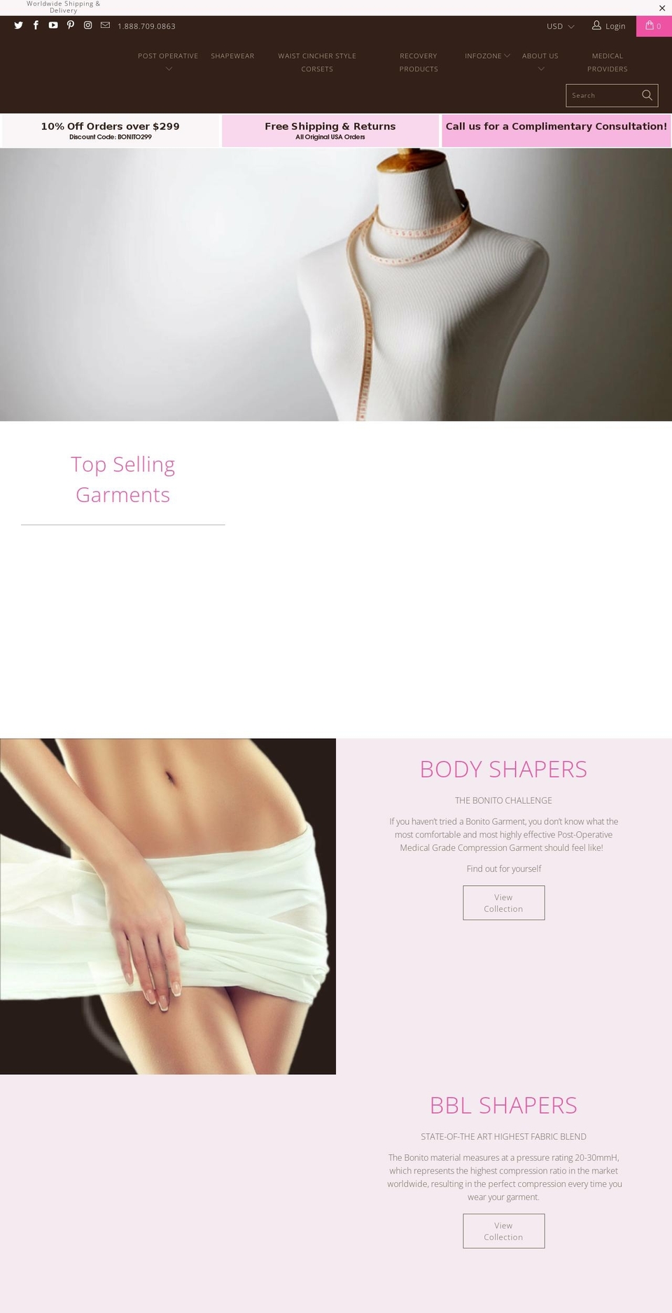 bonitoandcompany.com shopify website screenshot