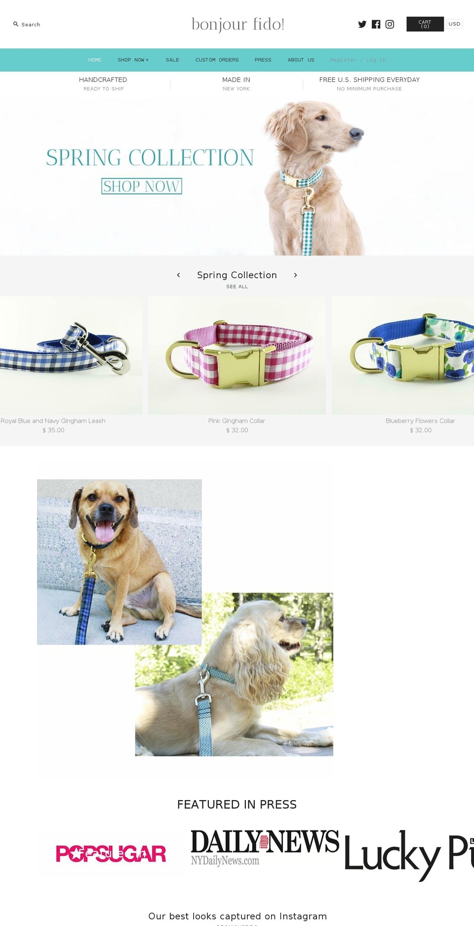 bonjourfido.com shopify website screenshot