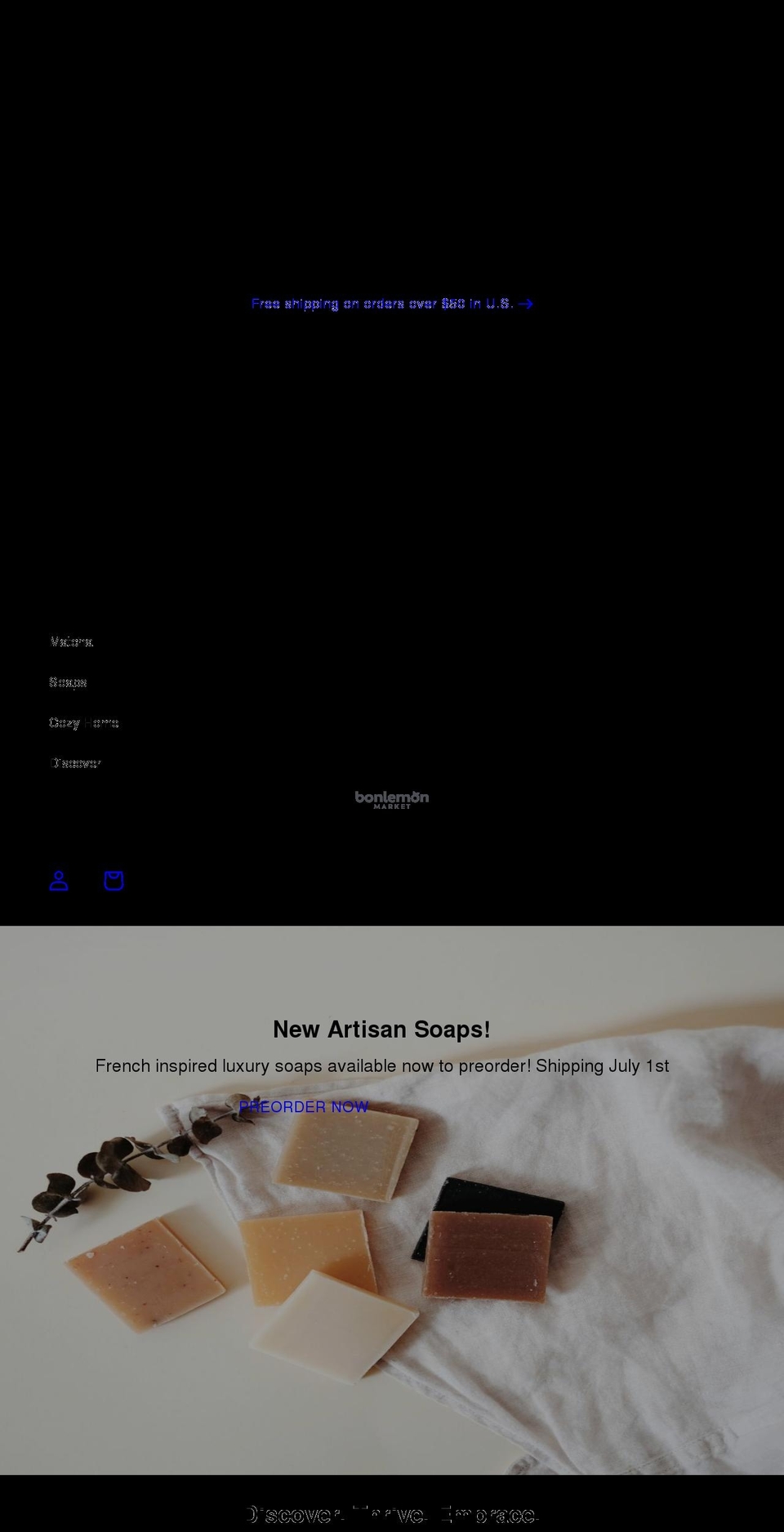 bonlemonmarket.com shopify website screenshot