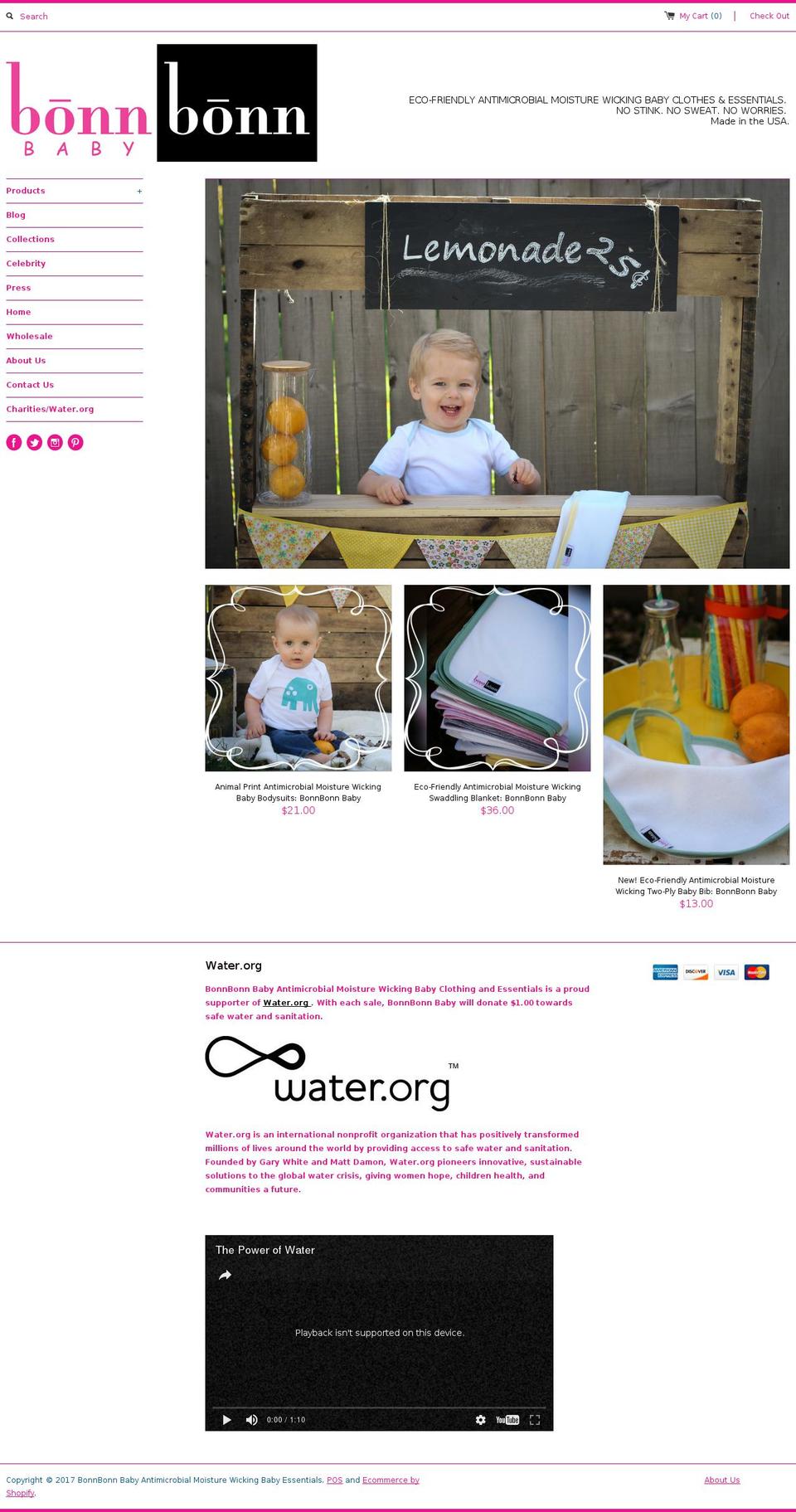 bonnbonn.com shopify website screenshot