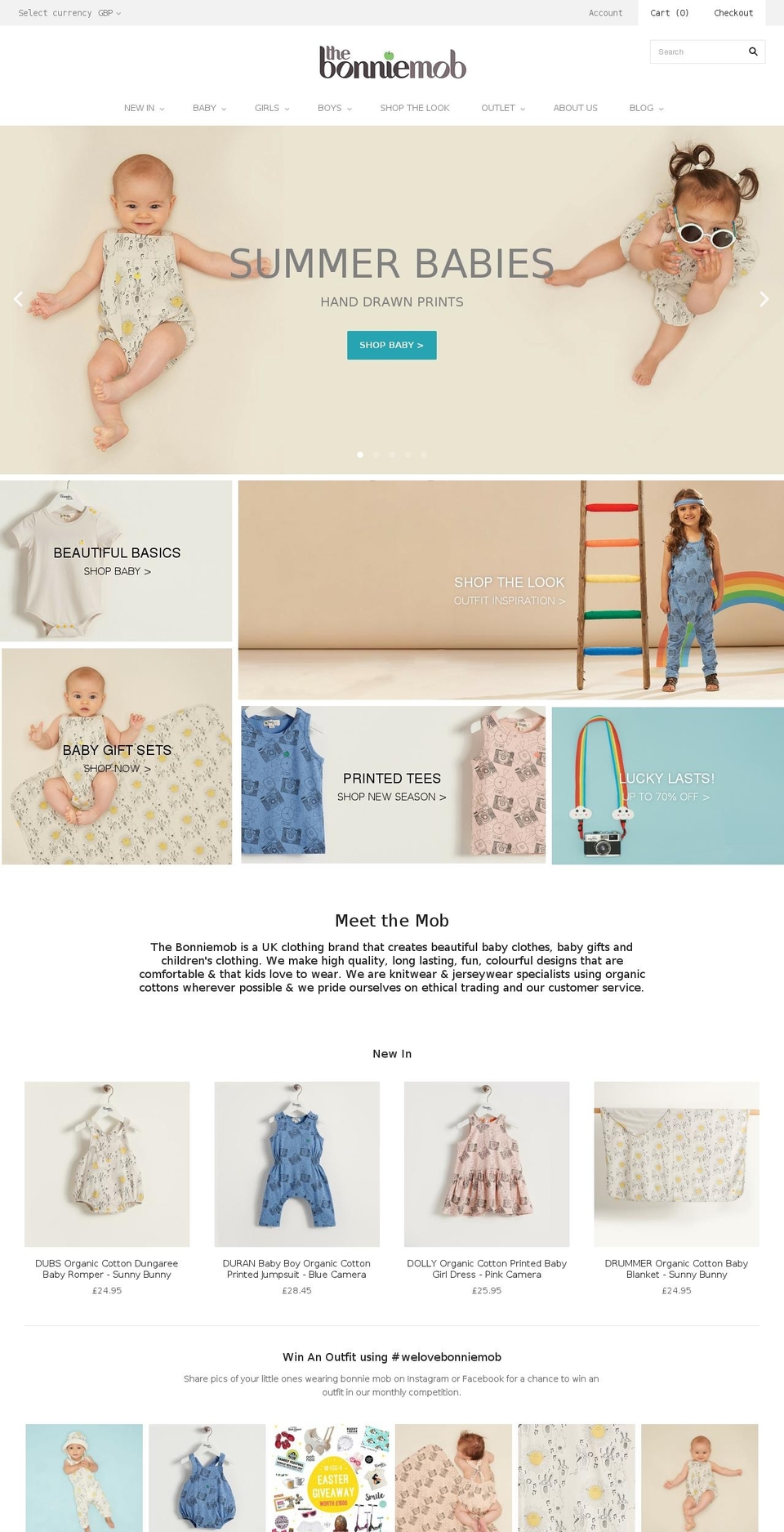 bonniebabylondon.com shopify website screenshot