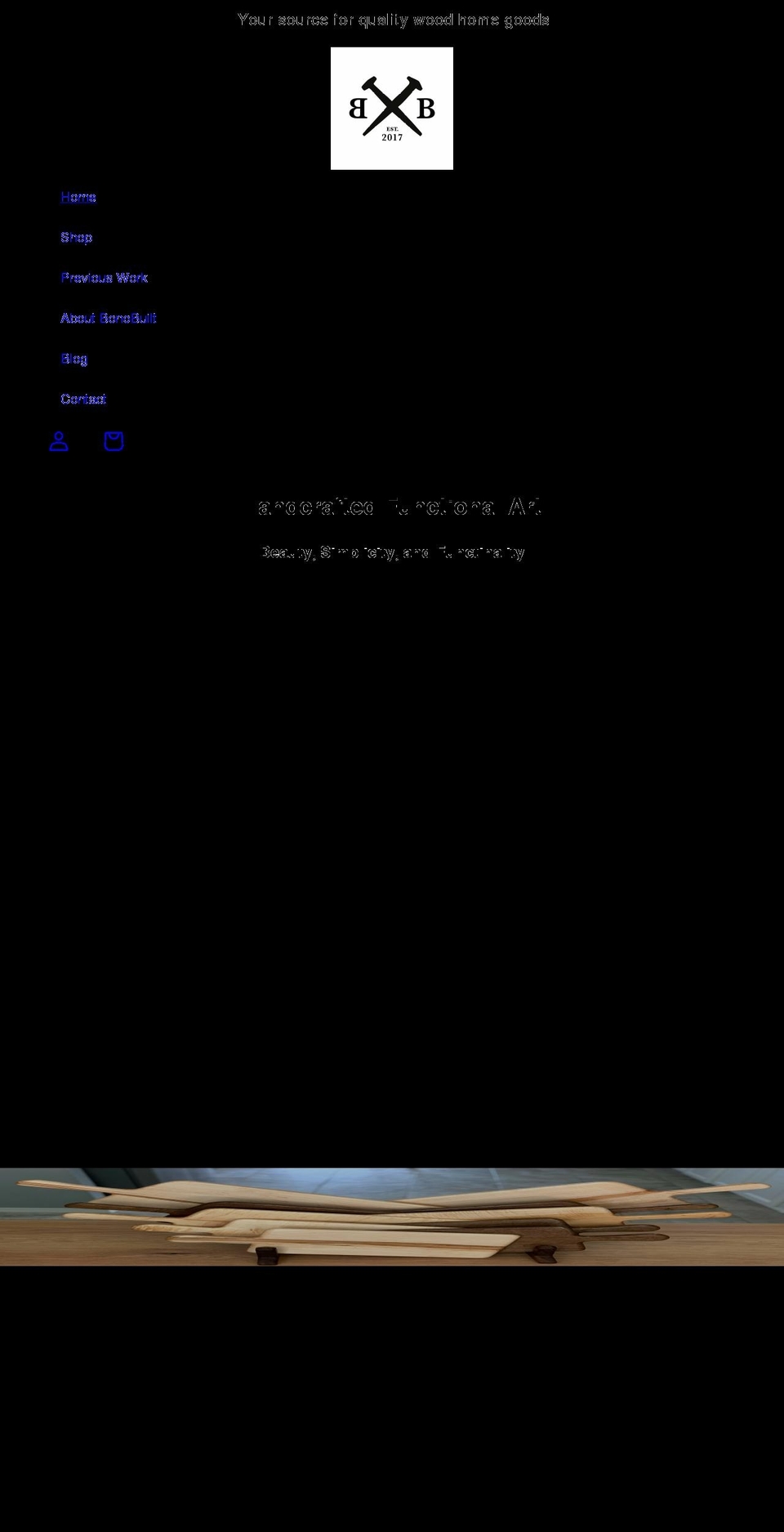 bonobuilt.com — Shopify storefront screenshot