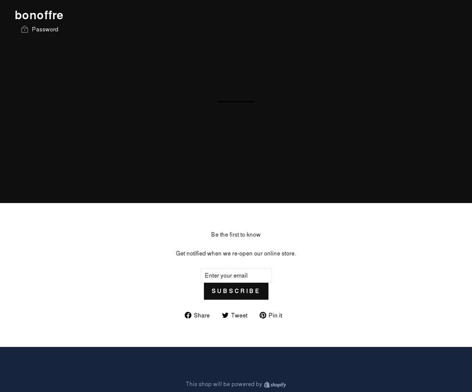 bonoffre.fr shopify website screenshot