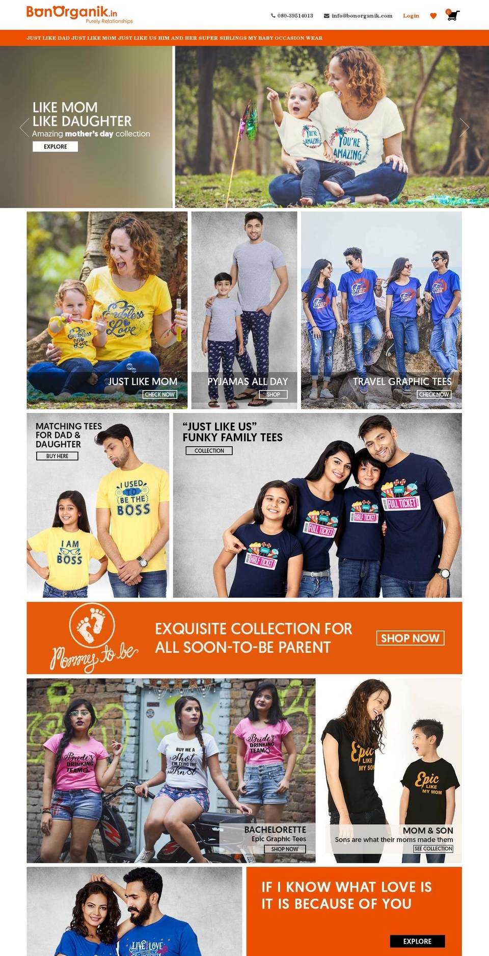 bonorganik.com shopify website screenshot