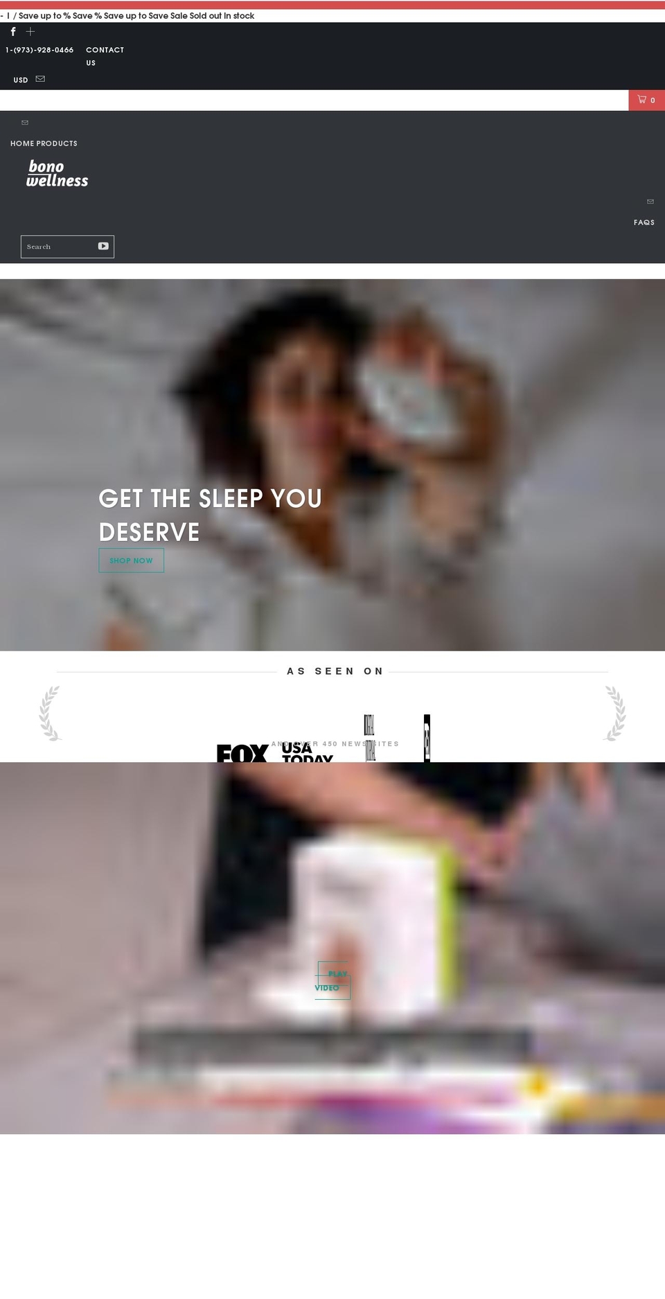 bonowellness.com shopify website screenshot