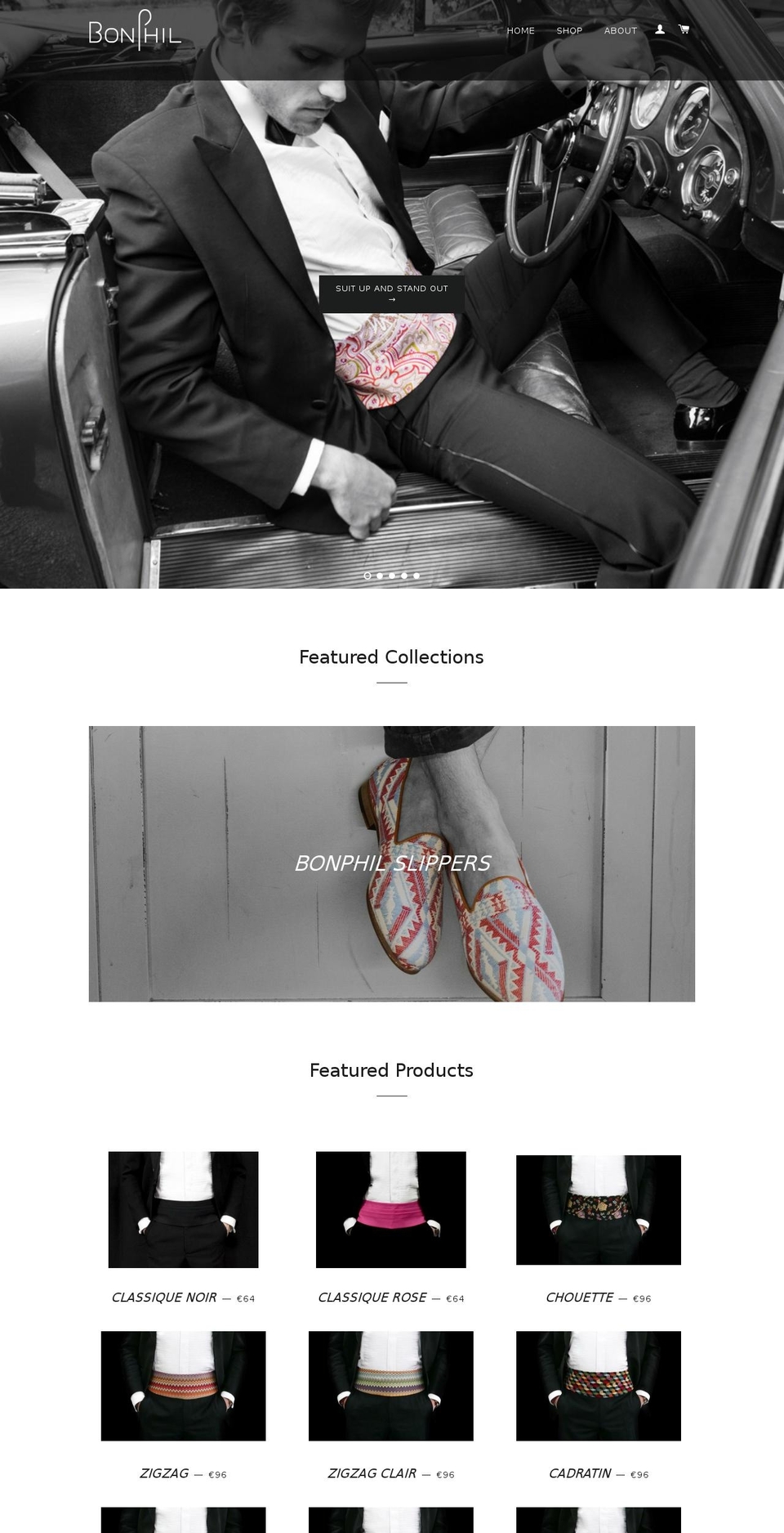 bonphil.com shopify website screenshot