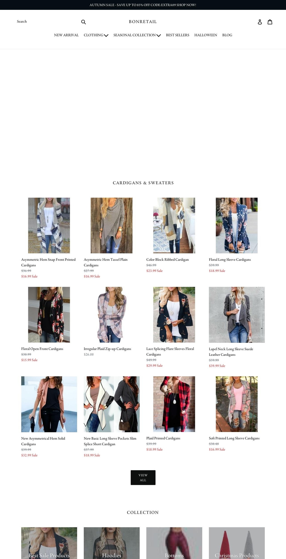 bonretail.com — Shopify storefront screenshot