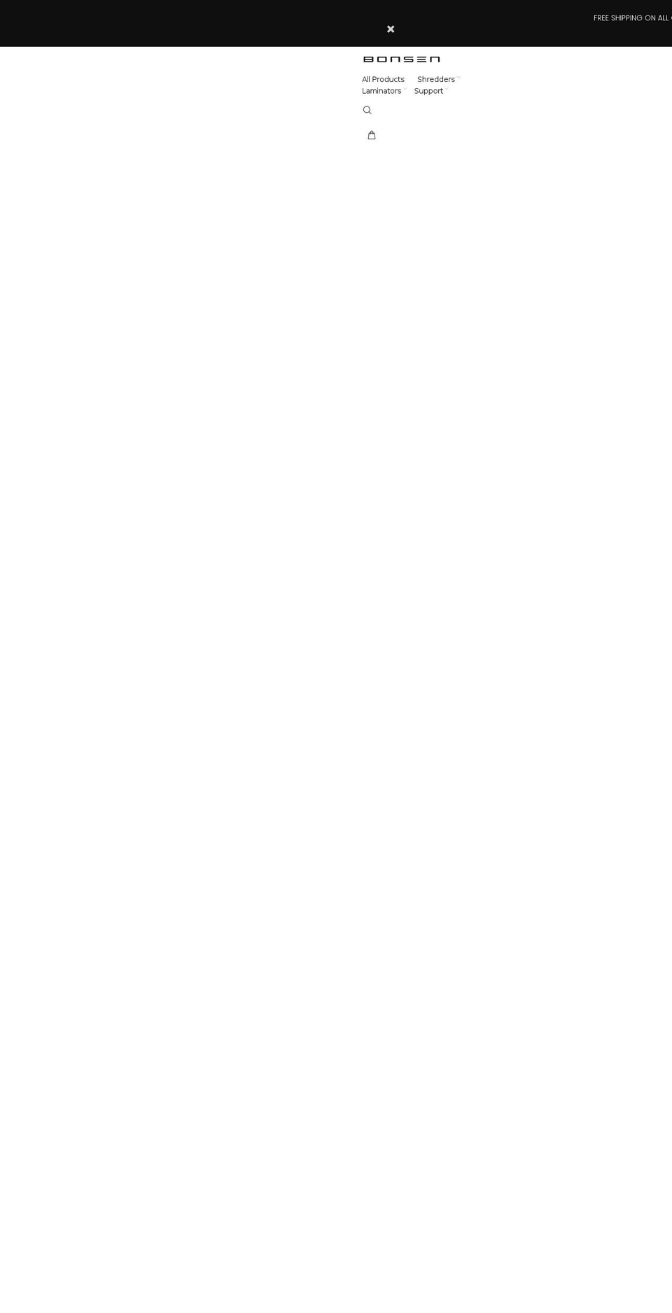 bonsenshop.com shopify website screenshot