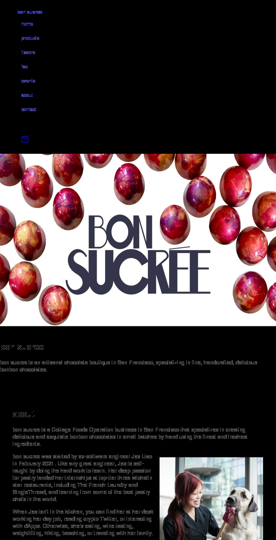 bonsucree.com shopify website screenshot