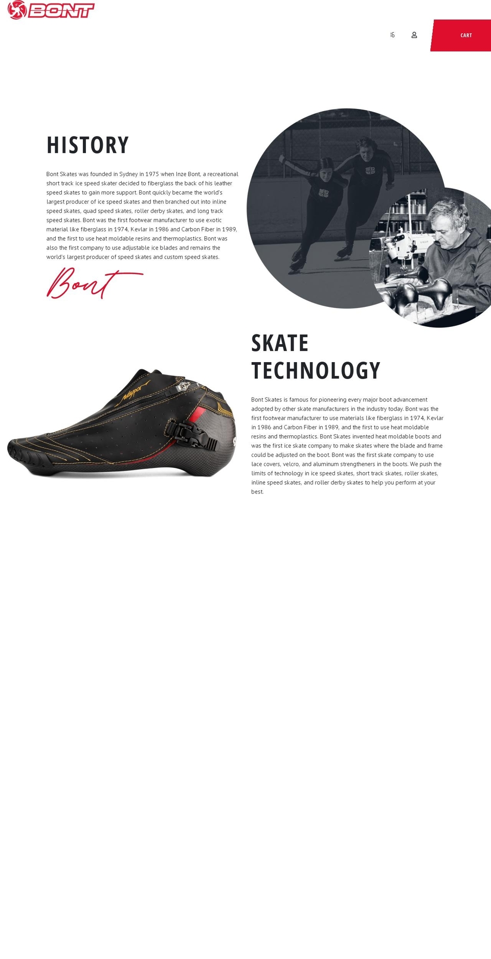 bont.ca shopify website screenshot