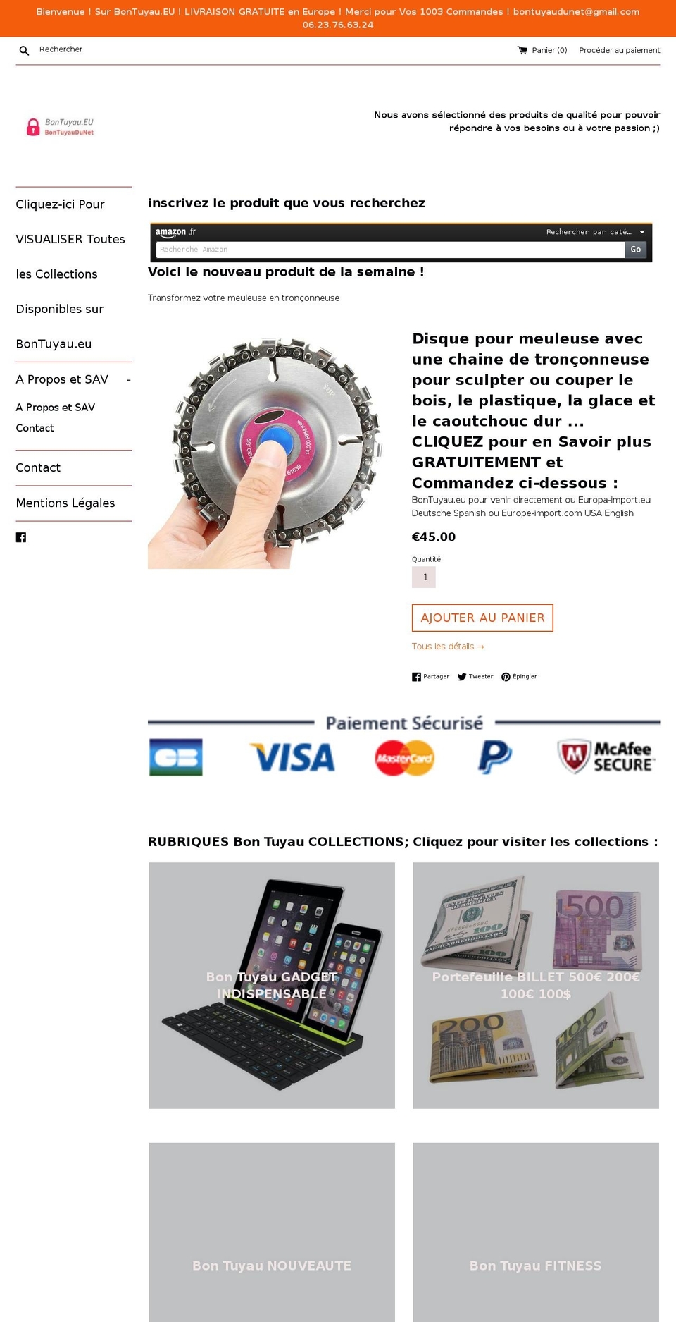 bontuyaudunet.net shopify website screenshot