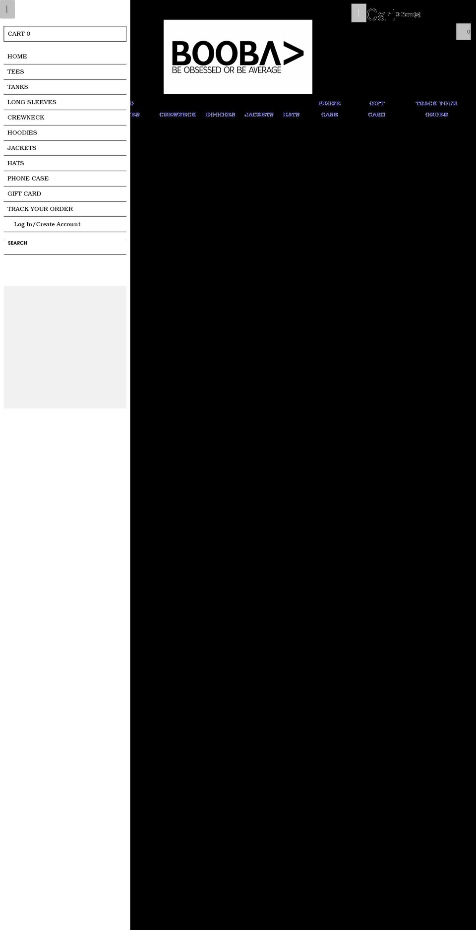 BOOBA with Installments message # Working Shopify theme site example booba-tees.myshopify.com
