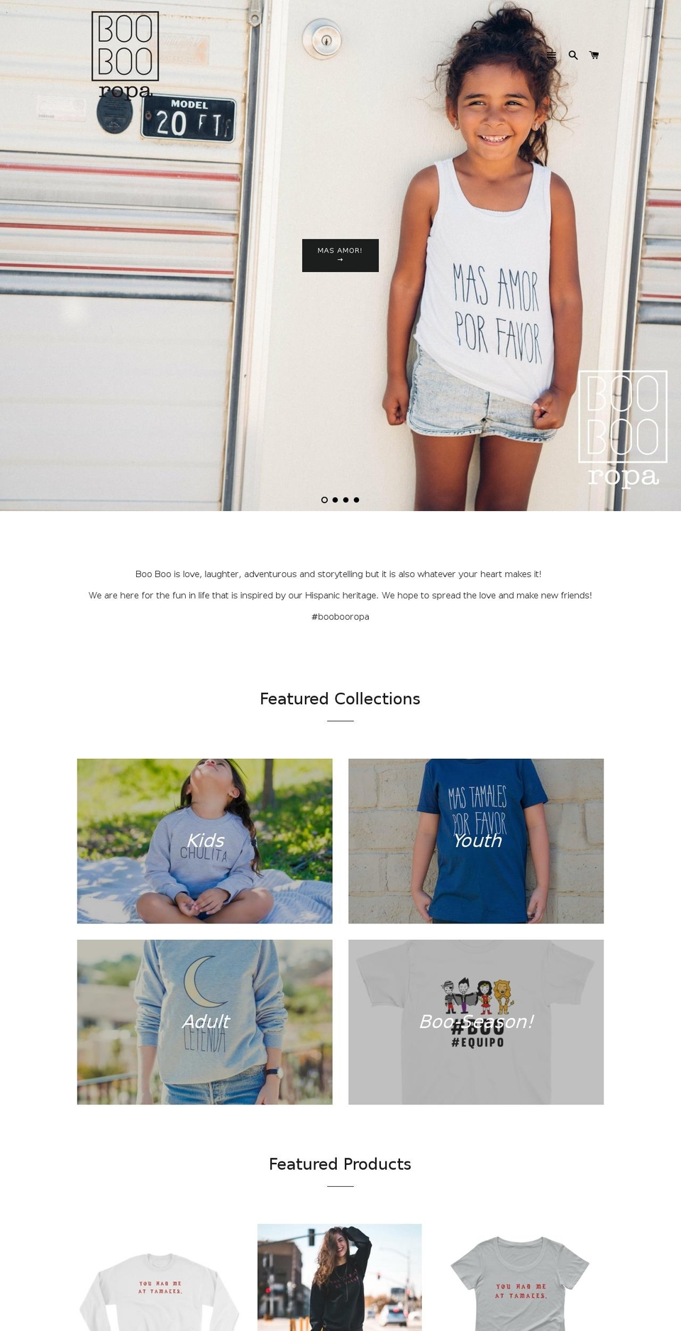 boobooropa.com — Shopify storefront screenshot