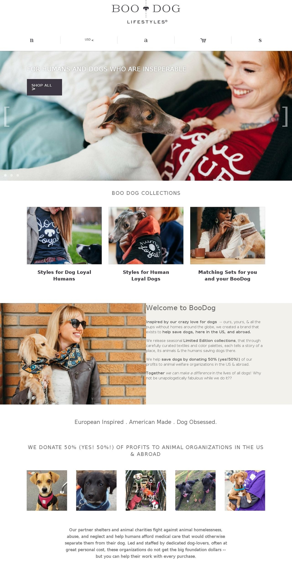 boodoglifestyles.com shopify website screenshot