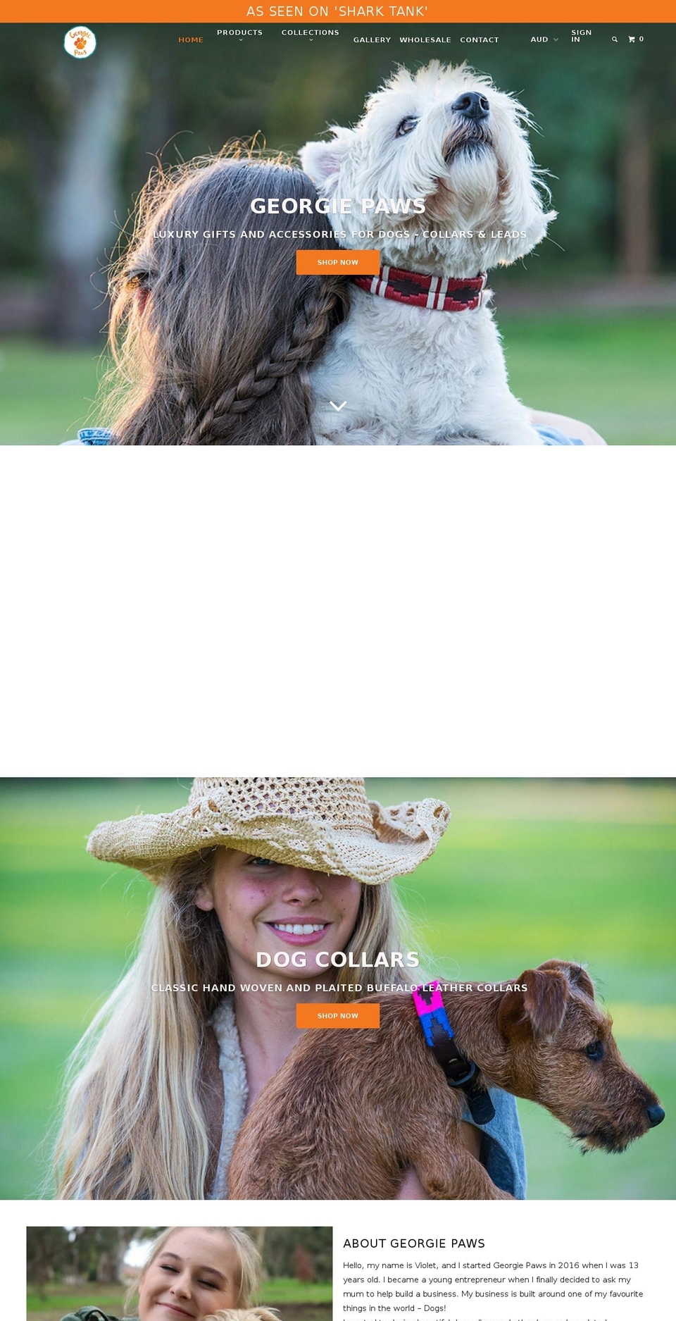 boofdog.com — Shopify storefront screenshot