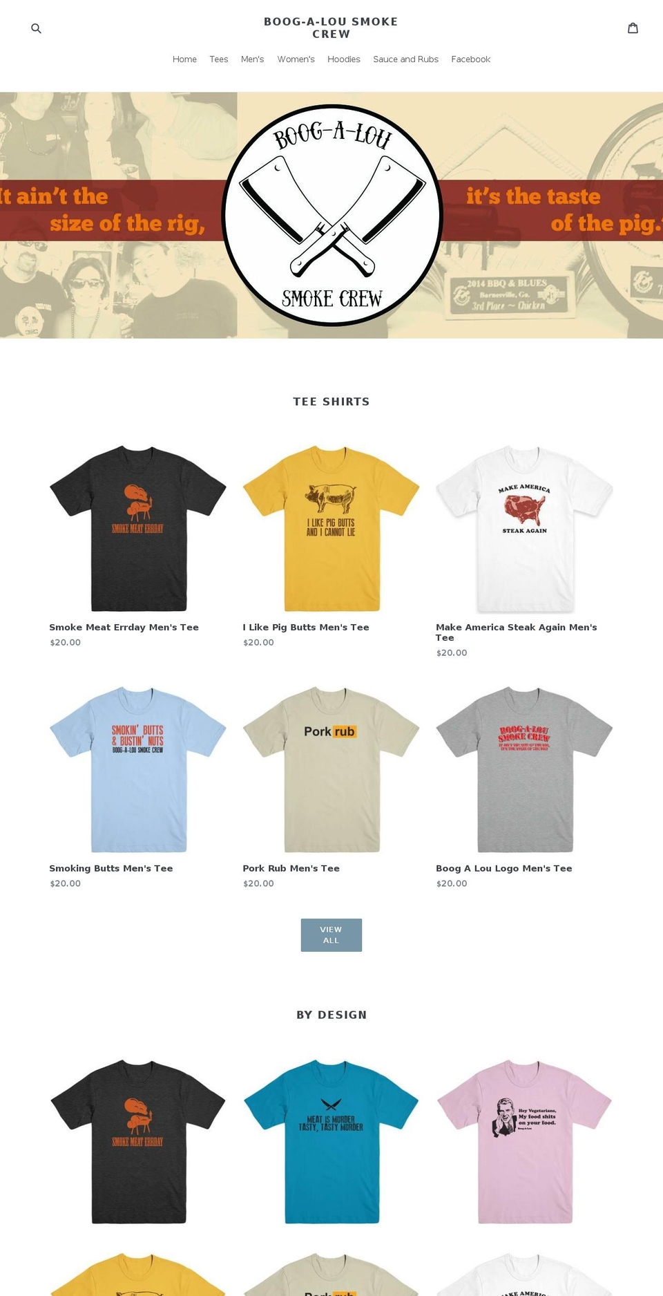 boogalousmokecrew.com shopify website screenshot