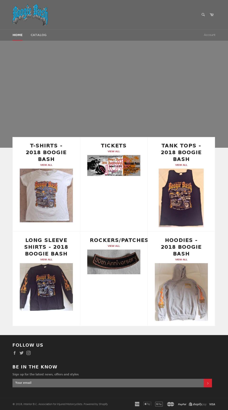 boogiebash.com — Shopify storefront screenshot