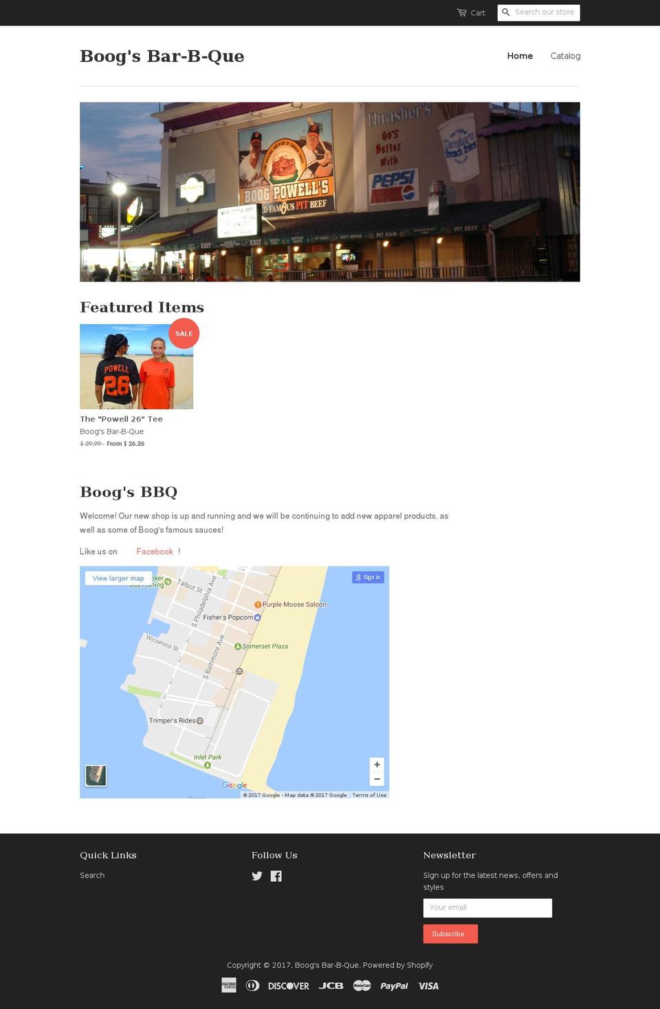 boogsbbq.com shopify website screenshot