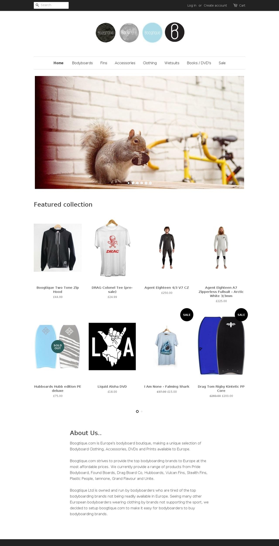 boogtique.com shopify website screenshot