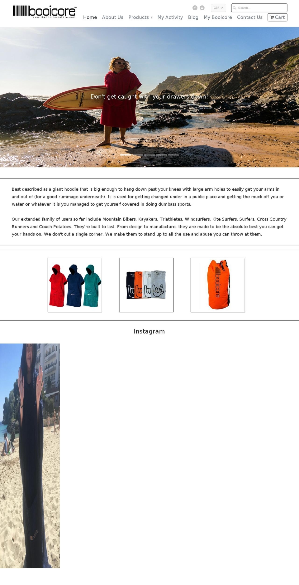 booicore.com shopify website screenshot