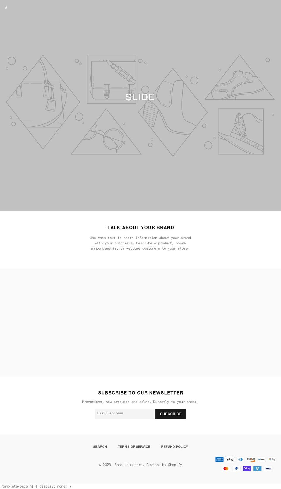 book-launchers.myshopify.com shopify website screenshot