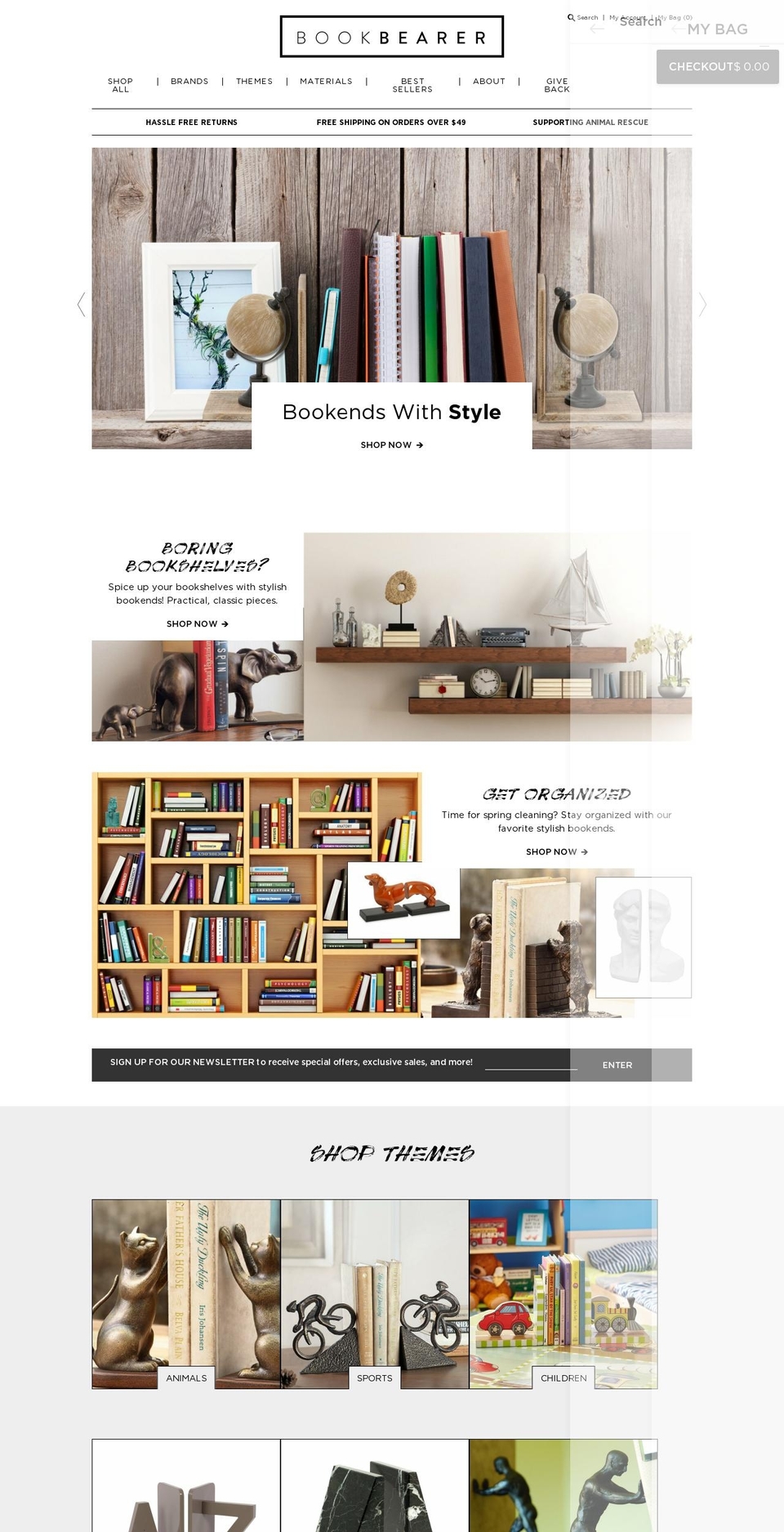 bookbearer.com — Shopify storefront screenshot