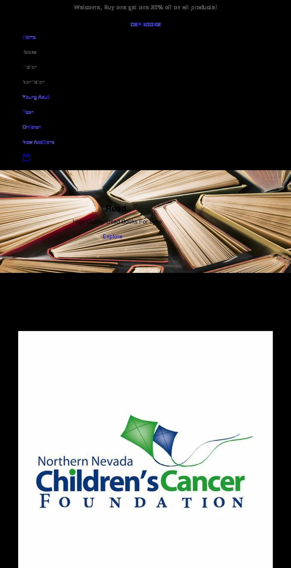 bookcsp.com shopify website screenshot