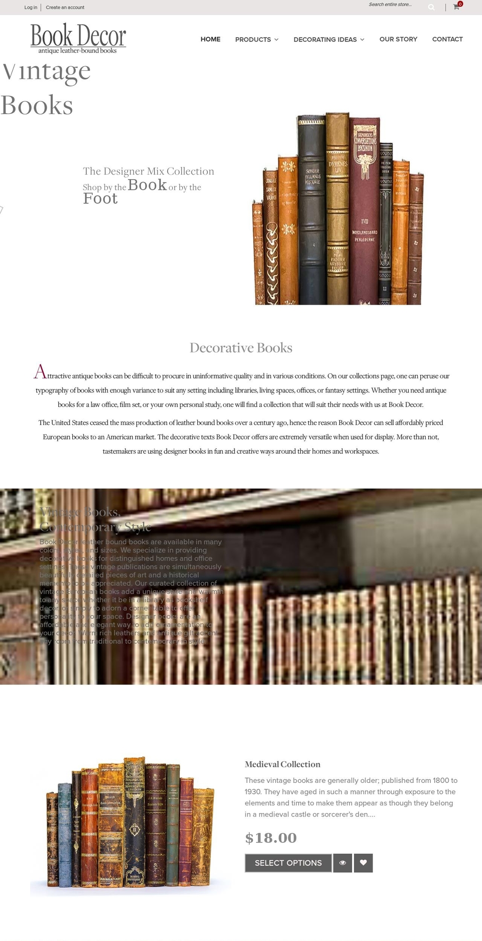 wood-r8 Shopify theme site example bookdecor.com