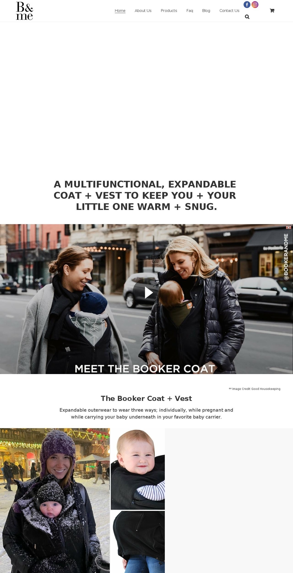 bookerandme.com shopify website screenshot