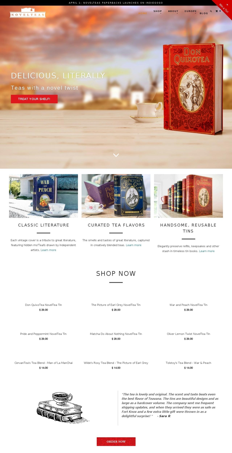 booklovergift.com shopify website screenshot