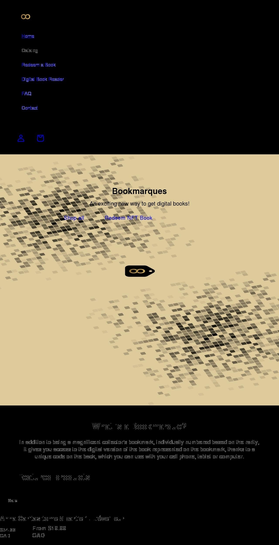 bookmarques.com shopify website screenshot