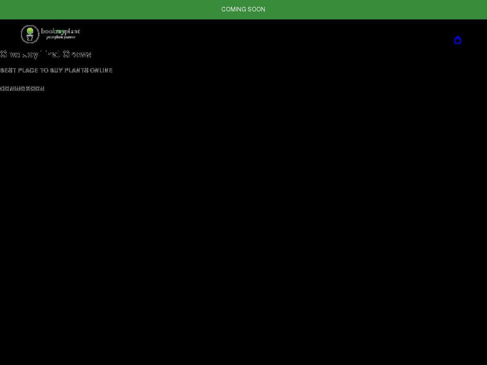 bookmyplant.com shopify website screenshot