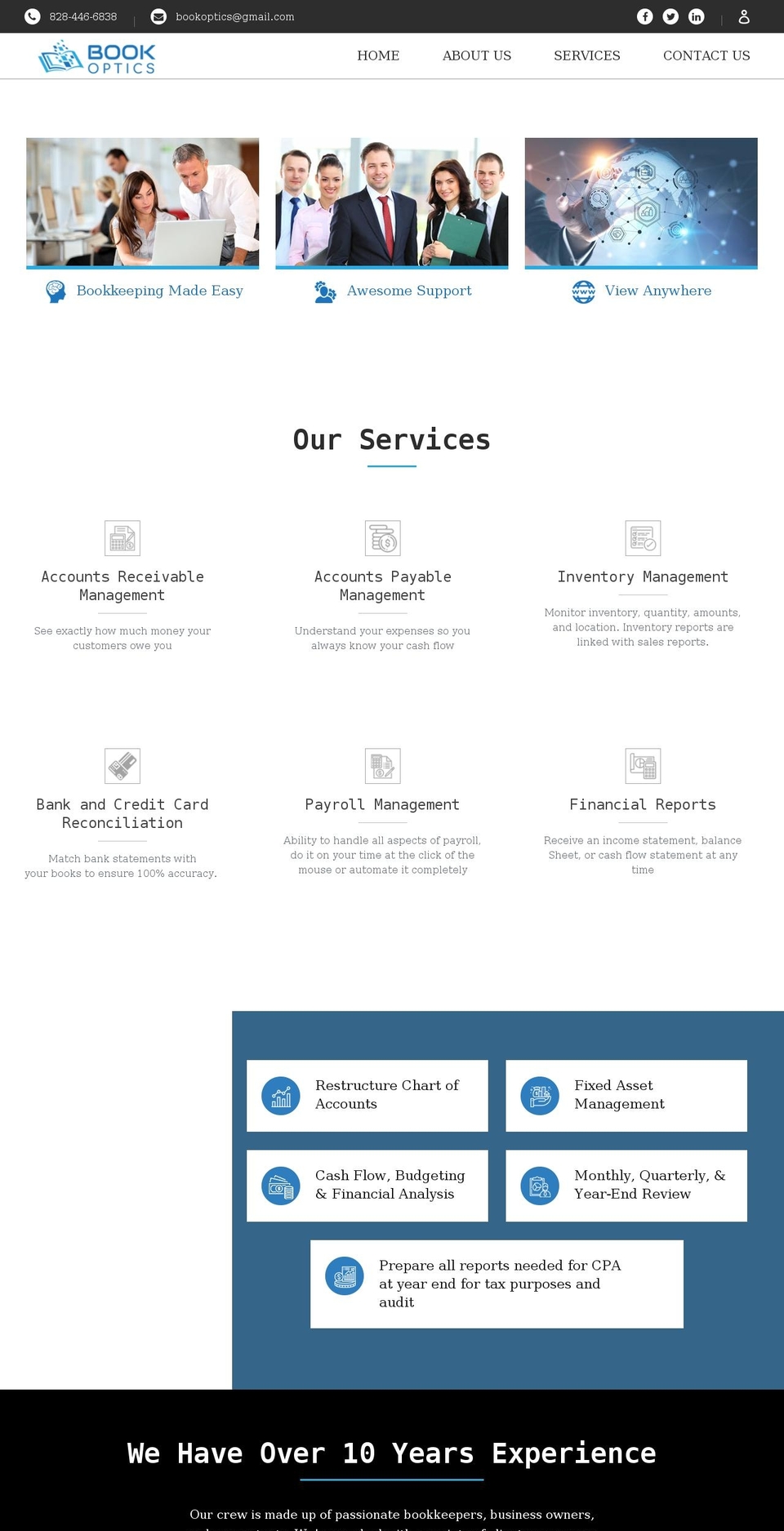 bookoptics.com shopify website screenshot