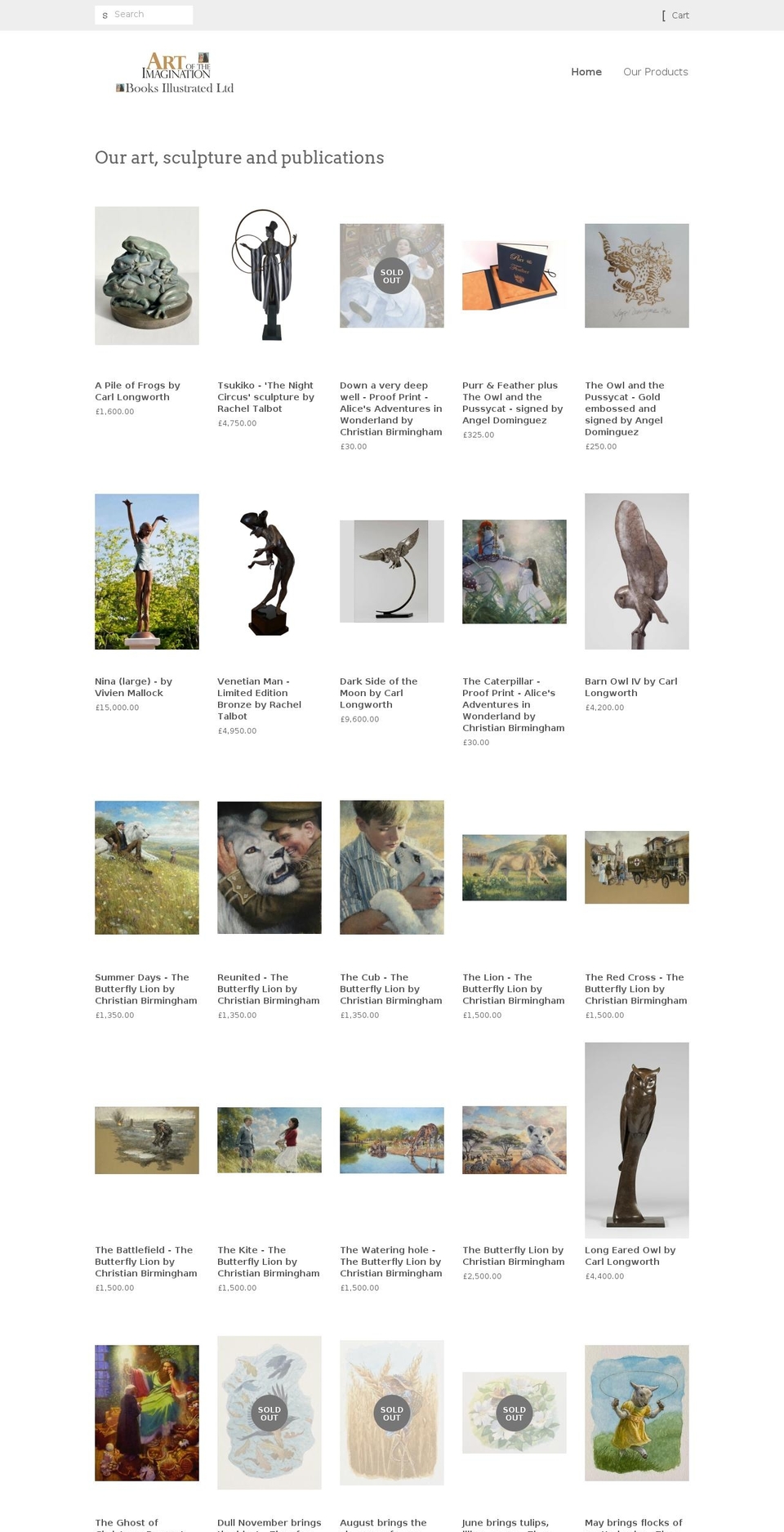 books-illustrated-ltd.myshopify.com shopify website screenshot