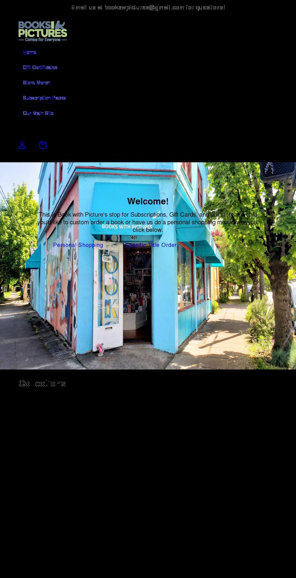 books-with-pictures.myshopify.com shopify website screenshot